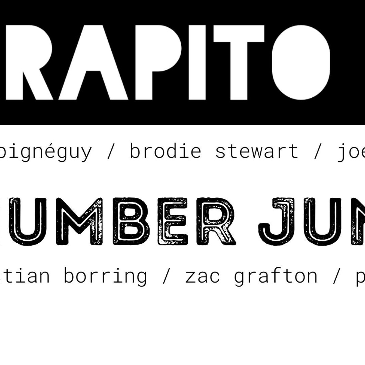 PJS Presents ZARAPITO and Number Junky The Rechabite